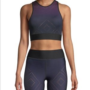 Ultracor Altitude Argyle Pixelate Crop Top L